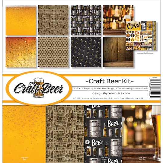 Reminisce Collection Kit 12&#x22;X12&#x22;-Craft Beer